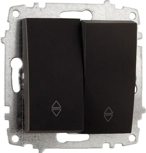 Изображение товара Выключатель El-Bi Zena-Vega / 609-014800-211 (черный)