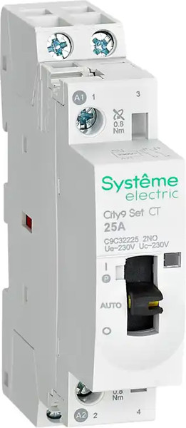 Изображение товара Контактор Systeme (Schneider) Electric City9 Set 2P 2НО 25A AC 230В-230В / C9C32225