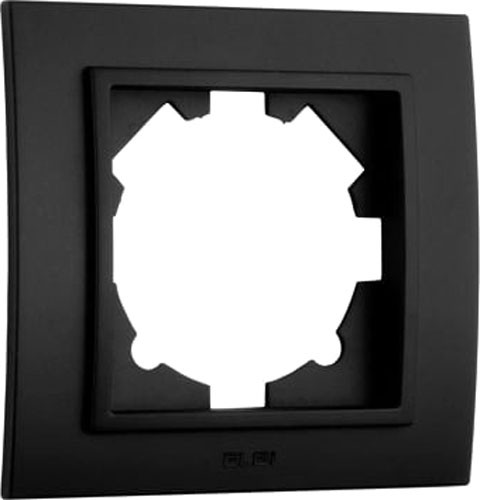 Изображение товара Рамка для выключателей и розеток El-Bi Zena / 608-014800-271 (черный)