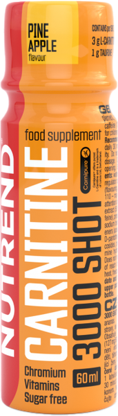 Изображение товара L-карнитин Nutrend 3000 (60мл, ананас)