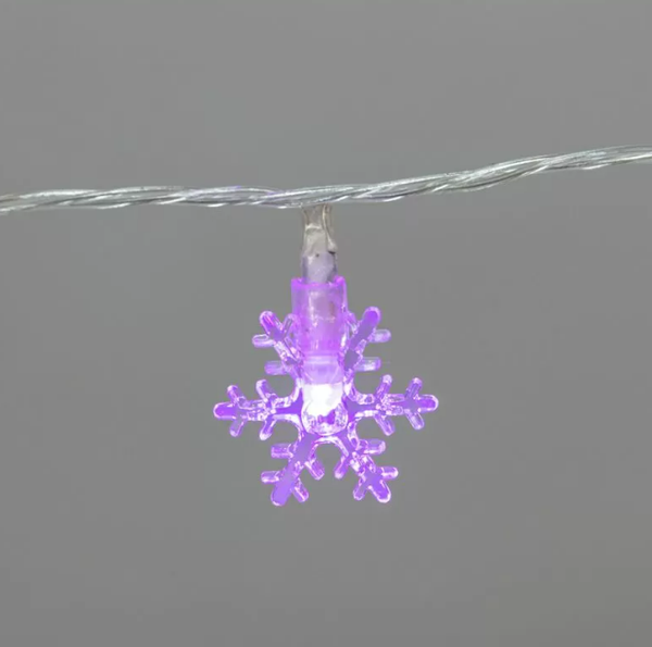 Изображение товара Светодиодная гирлянда Neon-Night Снежинки 304-024 (5м, мультиколор)