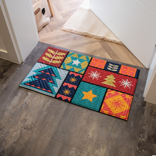 Изображение товара Коврик грязезащитный Multy Home Lima mat 45x75cm / EU5000347 (Colorful Xmas)