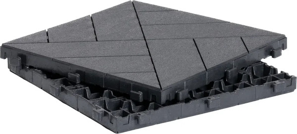 Изображение товара Плитка садовая Multy Home Deck Tile Arista Parquet Graphite / EU5100540 (графит)