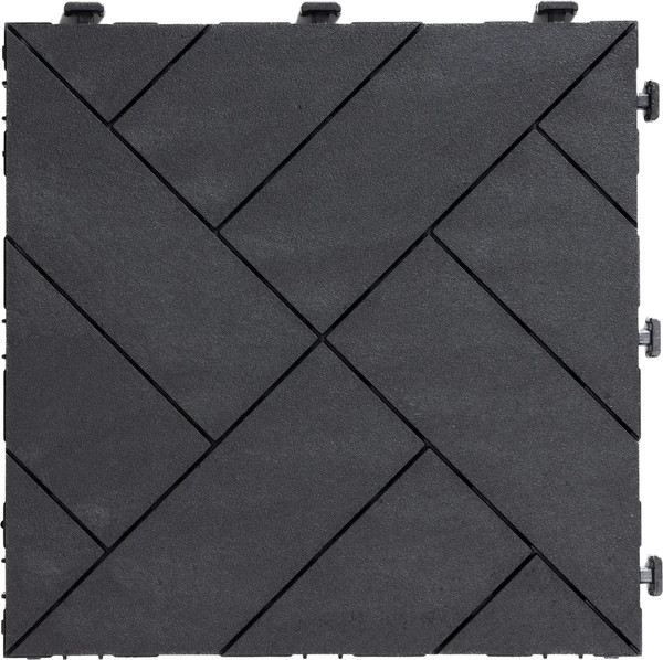 Изображение товара Плитка садовая Multy Home Deck Tile Arista Parquet Graphite / EU5100540 (графит)