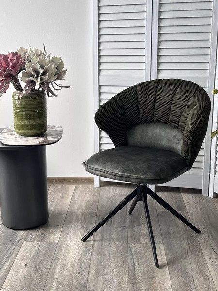 Изображение товара Стул M-City Astra / 621M05768 (зеленый Sonic 77 ткань/7525-156 велюр/черный)