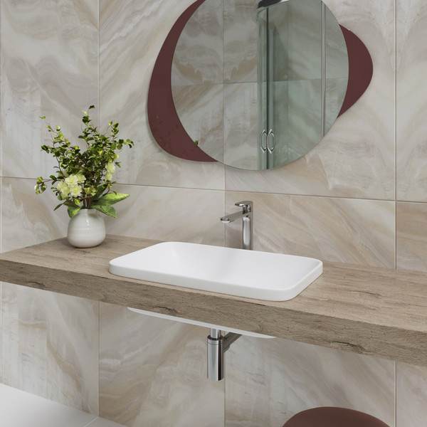 Изображение товара Умывальник Lauter 21370 + клапан 21190G + сифон 21635G (золото)