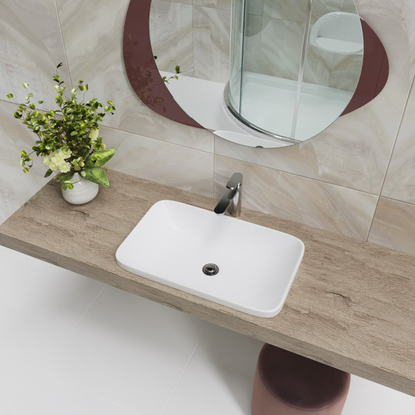 Изображение товара Умывальник Lauter 21370 + клапан 21190G + сифон 21635G (золото)