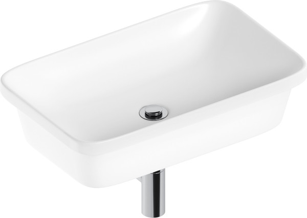 Изображение товара Умывальник Lauter 21370 + клапан 21190CH + сифон 21635CH (хром)