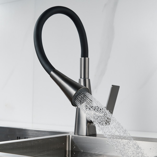 Изображение товара Смеситель Shevanik S543T-3 (оружейная сталь)