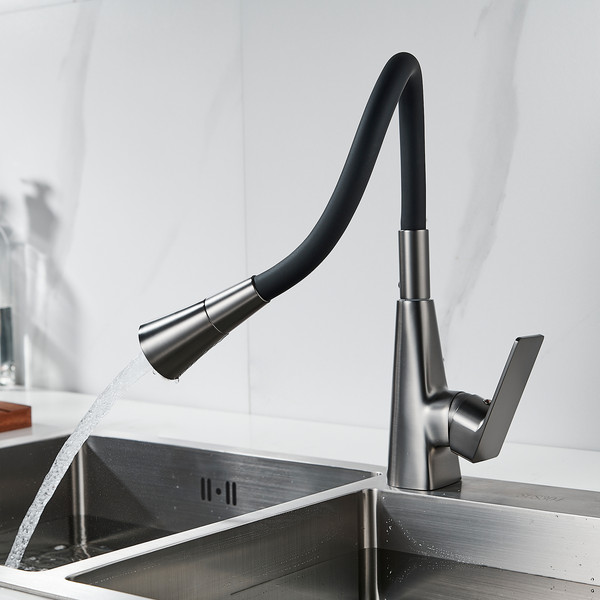 Изображение товара Смеситель Shevanik S543T-3 (оружейная сталь)