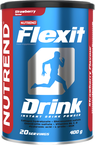 Изображение товара Хондропротектор Nutrend Flexit Drink (400г, клубника)