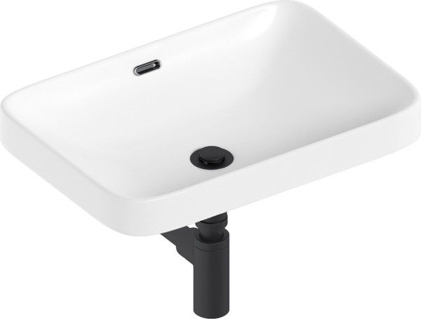 Изображение товара Умывальник Lauter 21441A + клапан 21190B + сифон 21635B (черный матовый)