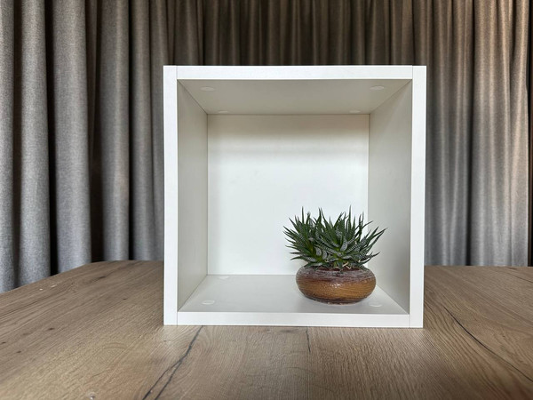 Изображение товара Полка ML Smart Group Свирь 35x25x35 (фарфор белый)