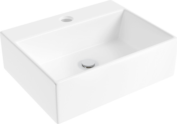 Изображение товара Умывальник Lauter 21344 + клапан 21190W + сифон 21635W (белый матовый)