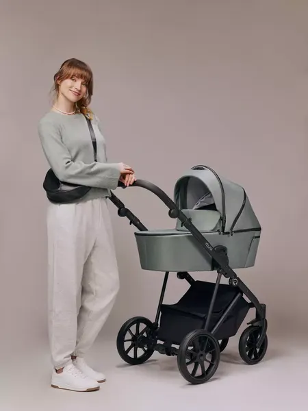 Изображение товара Детская универсальная коляска Riko Velar 2в1 (зеленый)