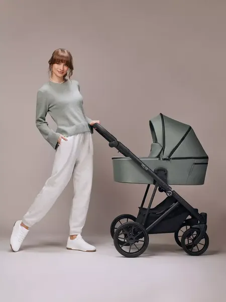 Изображение товара Детская универсальная коляска Riko Velar 2в1 (зеленый)