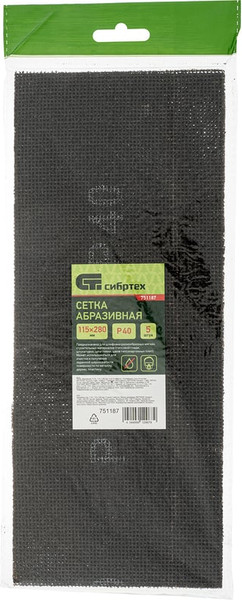 Изображение товара Набор сеток абразивных СибрТех 751187 (5шт)