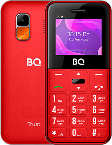 Изображение товара Мобильный телефон BQ 1866 Trust (красный)