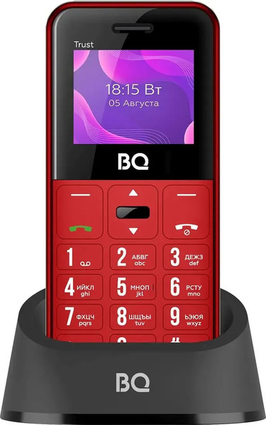 Изображение товара Мобильный телефон BQ 1866 Trust (красный)
