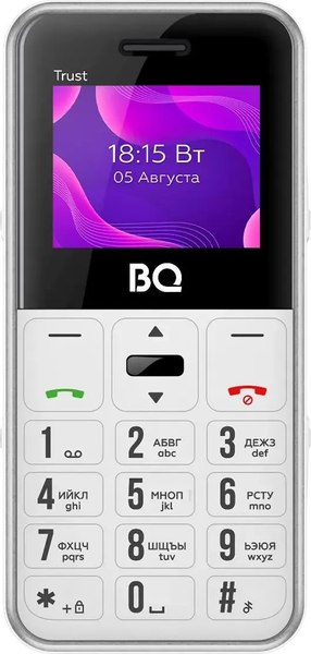 Изображение товара Мобильный телефон BQ 1866 Trust (белый)