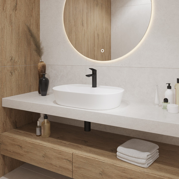 Изображение товара Умывальник Lauter  21460-60 + клапан 21190G + сифон 21635G (золото)