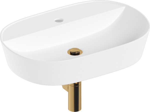 Изображение товара Умывальник Lauter  21460-60 + клапан 21190G + сифон 21635G (золото)