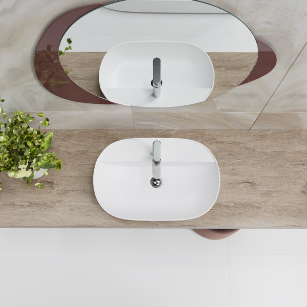 Изображение товара Умывальник Lauter 21460-60 + клапан 21190CH + сифон 21635CH (хром)