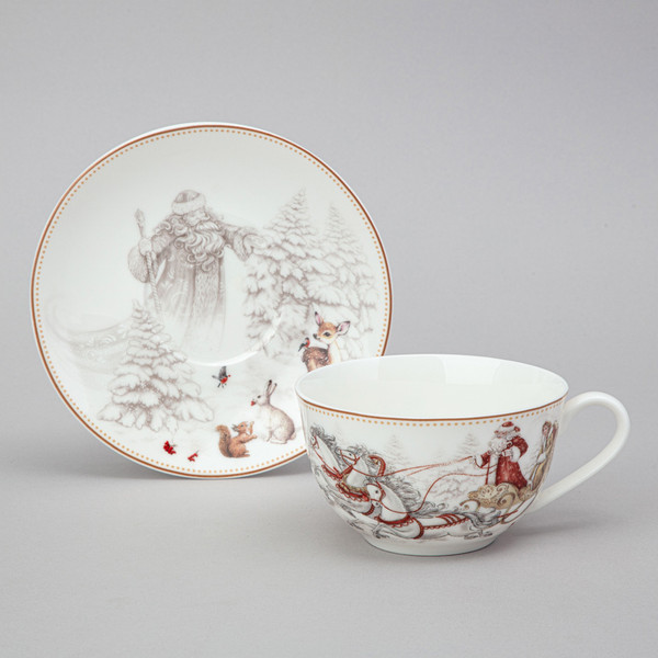 Изображение товара Чашка с блюдцем Lefard Морозко 85-2044