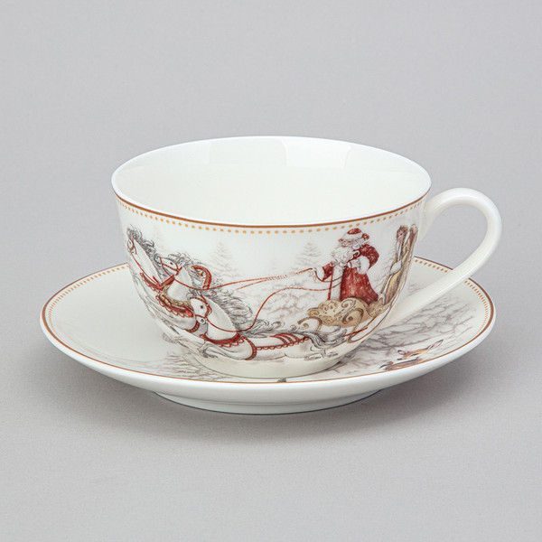 Изображение товара Чашка с блюдцем Lefard Морозко 85-2044