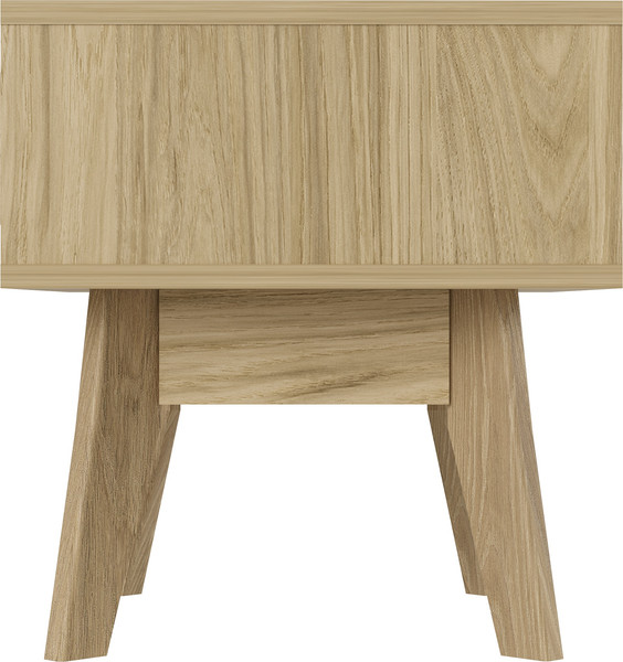 Изображение товара Прикроватная тумба MySTAR Норсан ИВ-125.03 (гикори ричмонд/белый)