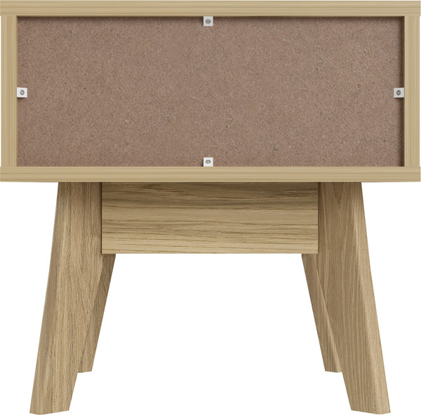 Изображение товара Прикроватная тумба MySTAR Норсан ИВ-125.03 (гикори ричмонд/белый)