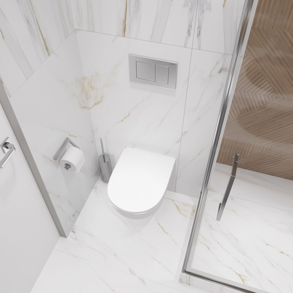 Изображение товара Унитаз подвесной с инсталляцией Lauter Sulzdorf + GROHE Rapid SL 38772001 + панель GROHE 37131000 (белый с микролифтом)