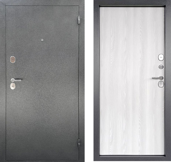 Изображение товара Входная дверь Промет Арктик Эко букле графит/ривьера айс (88x205, правая)