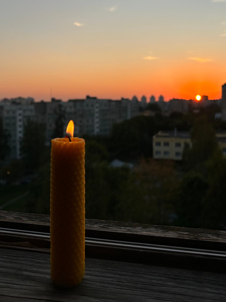 Изображение товара Свеча Вендитио CY1 Магическая на восстановление энергии с Руной (желтый)