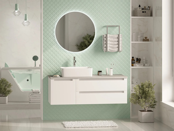 Изображение товара Тумба под умывальник Brevita Cargo 120 / CAR-01120-011П2Я