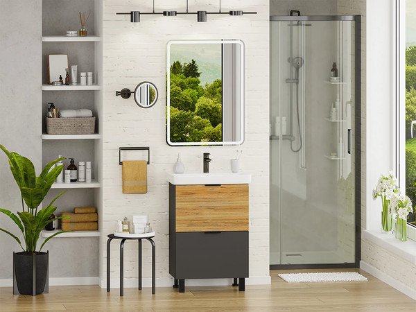 Изображение товара Тумба под умывальник Misty Форест 60 / Э-Фор-07060-0219-2Я