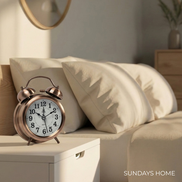 Изображение товара Настольные часы Sundays Home Будильник / 860400098A (золото)