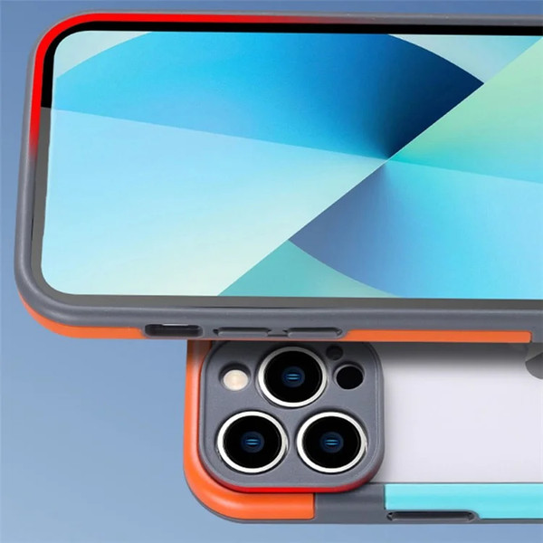 Изображение товара Чехол-накладка G-Case Для iPhone 16 Pro Max / 6601110761B (голубой/оранжевый)