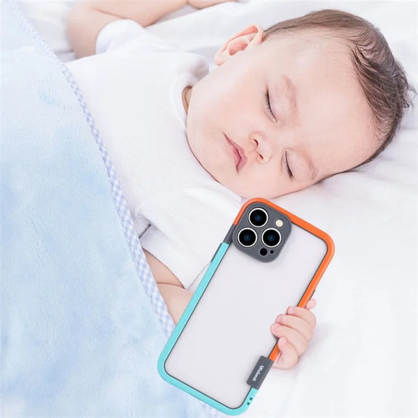 Изображение товара Чехол-накладка G-Case Для iPhone 16 Pro Max / 6601110761B (голубой/оранжевый)