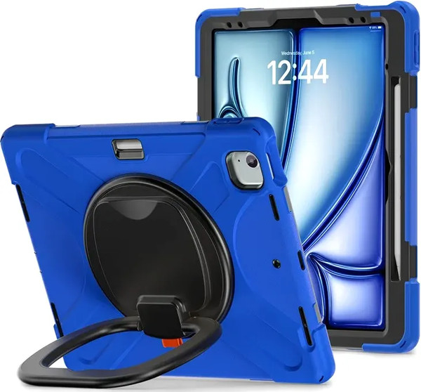 Изображение товара Чехол для планшета G-Case iPad Air 13 2024/iPad Pro 12.9 2022/2021/2020/2018 / 6602006774E (синий/черный)