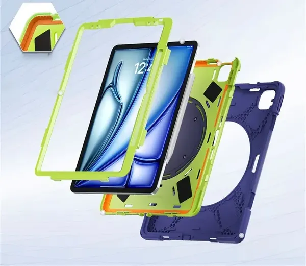 Изображение товара Чехол для планшета G-Case iPad Air 13 2024/iPad Pro12.9 2022/2021/2020/2018 / 6602006774B (синий/зеленый)