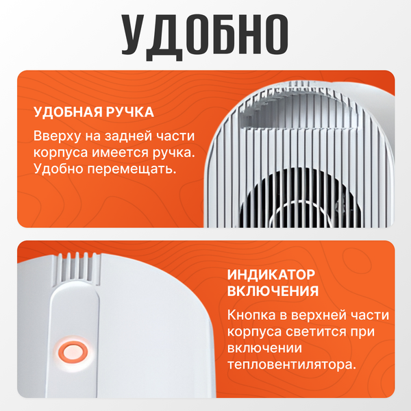 Изображение товара Тепловентилятор Sundays Home TBD0604356401A (белый)