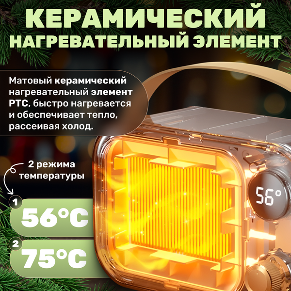 Изображение товара Тепловентилятор Sundays Home TBD0604093001B (мятный)