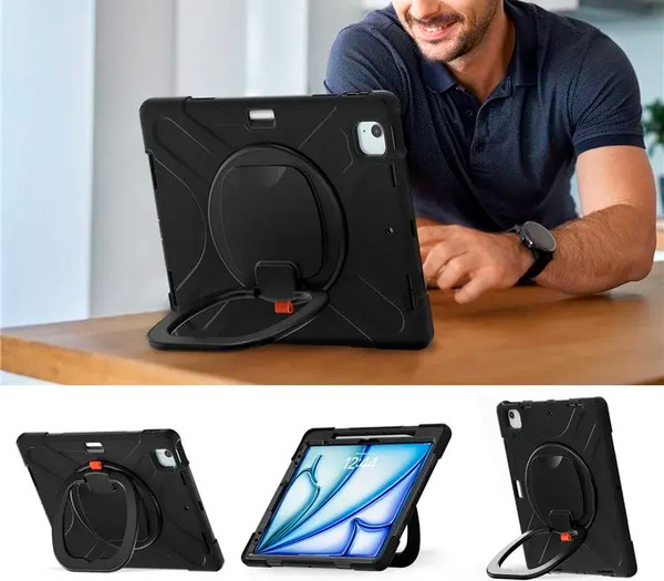 Изображение товара Чехол для планшета G-Case iPad Air 13 2024/iPad Pro 12.9 2022/2021/2020/2018 / 6602006774A (черный)