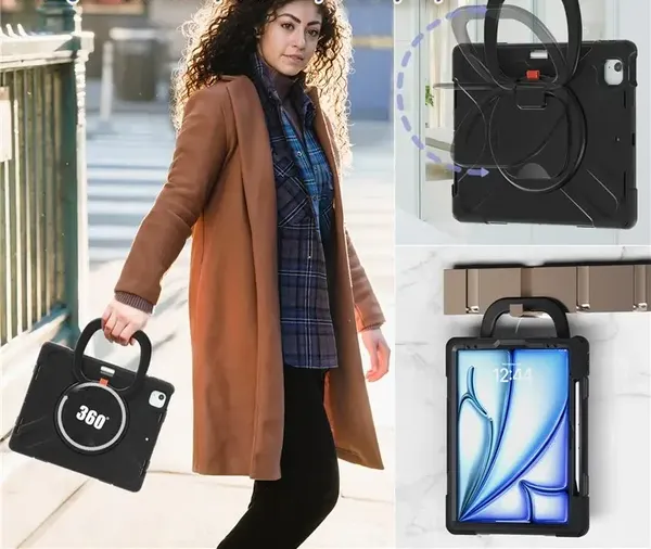 Изображение товара Чехол для планшета G-Case iPad Air 13 2024/iPad Pro 12.9 2022/2021/2020/2018 / 6602006774A (черный)