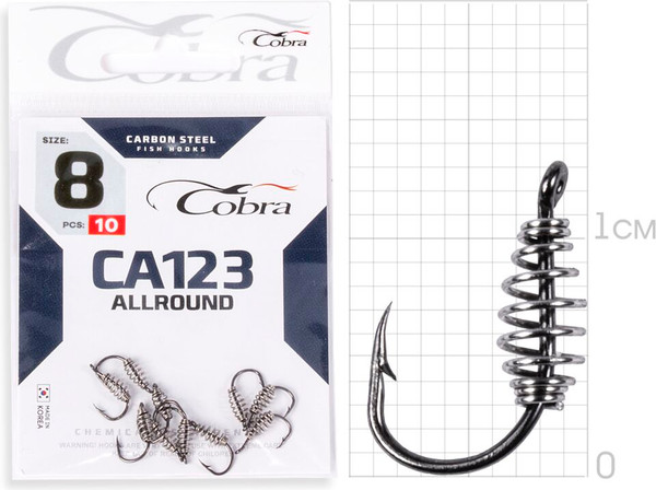 Изображение товара Набор крючков рыболовных COBRA Pasteholder / CA123-008 (10шт)