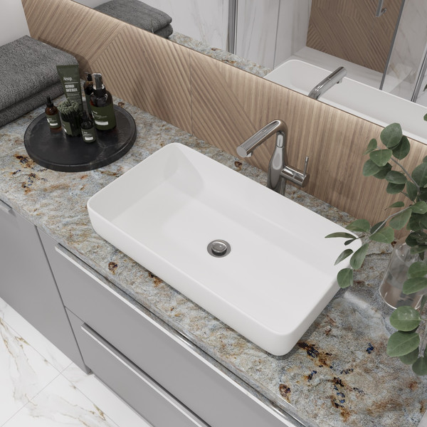 Изображение товара Умывальник Lauter 21487-60 + клапан 21190G  + сифон 21635G (золото)