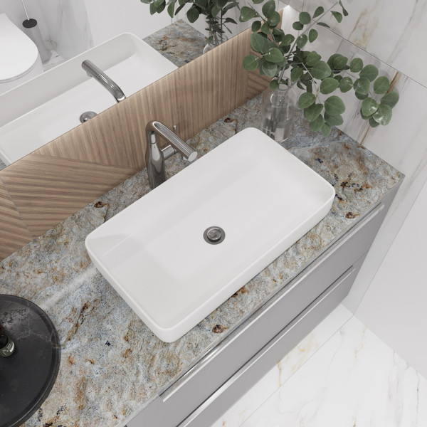 Изображение товара Умывальник Lauter 21487-60 + клапан 21190G  + сифон 21635G (золото)