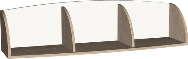 Изображение товара Полка Мебель-Класс Вегас-2 (белый/дуб сонома)