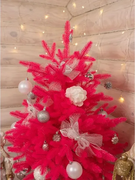 Изображение товара Ель искусственная National Tree Company Тиффани / ТФ/РЗ-80 (80см, розовый)